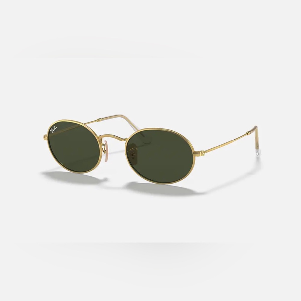 Ray-ban Oval Sunglasses (Standard Sizing: M 51-21) w/Case & Cloth